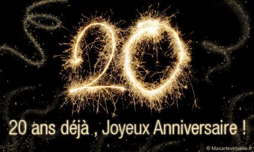 Anniversaire 20 ans